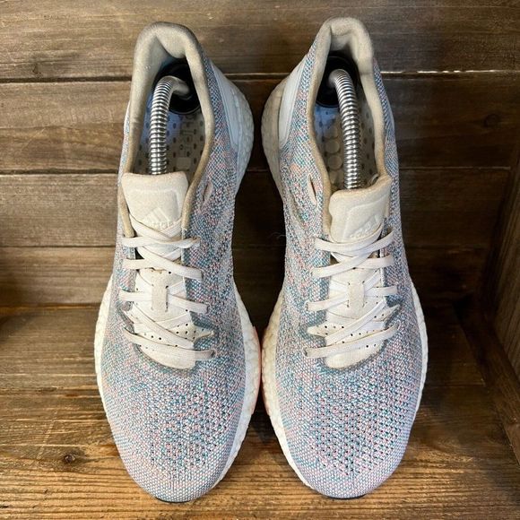 Womens Adidas Pureboost DPR Gray Running Athletic Shoes Sneakers Size 9.5 M GUC - Picture 3 of 7